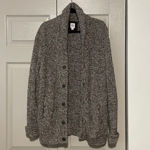Gap Mens thick Knit Cardigan sweater, L